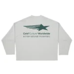 FALLING STAR CREWNECK LIGHT GREY