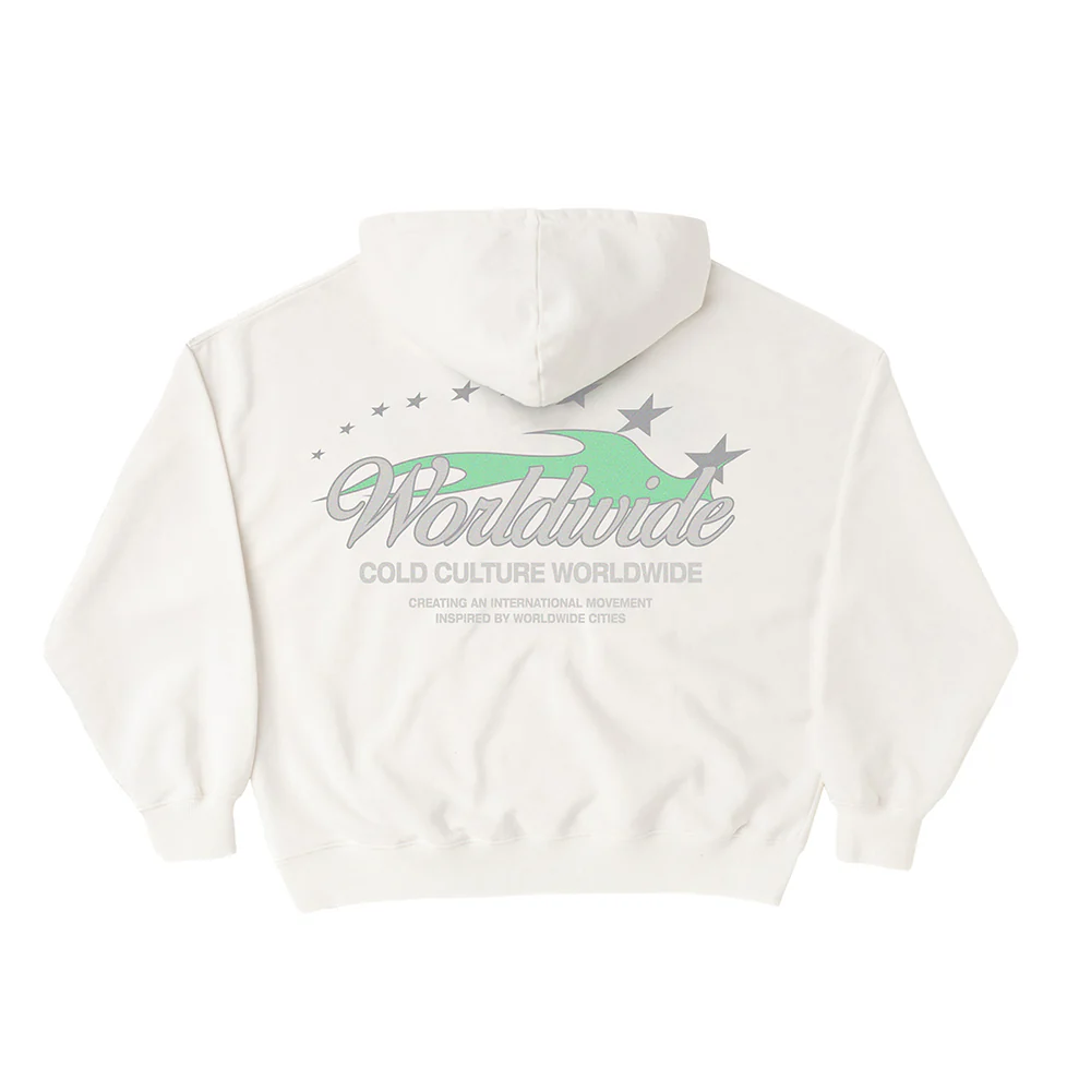 Flame Stars Hoodie White Flame Stars Hoodie White