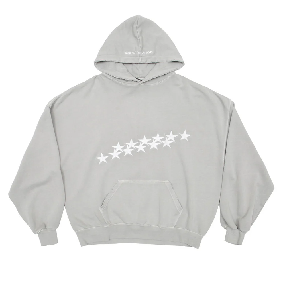 Stars Hoodie Pale Grey Stars Hoodie Pale Grey