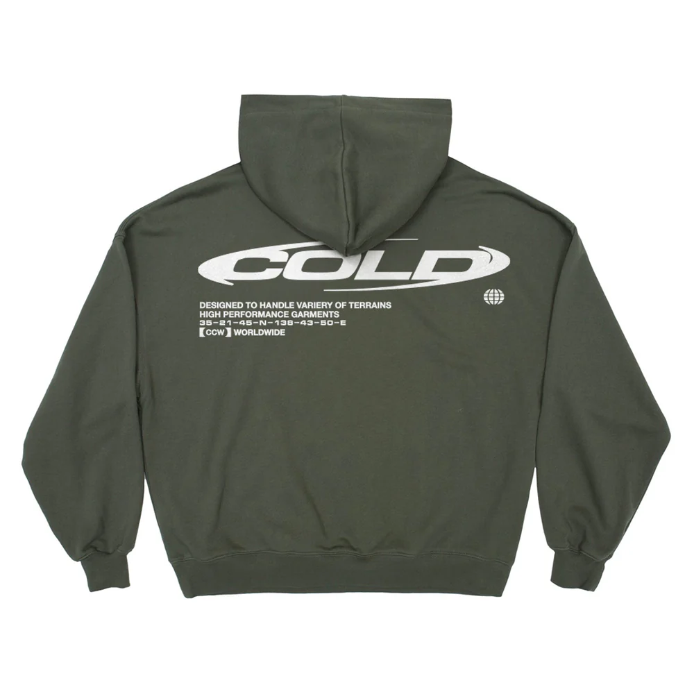 TRAILS HOODIE DARK GREEN TRAILS HOODIE DARK GREEN