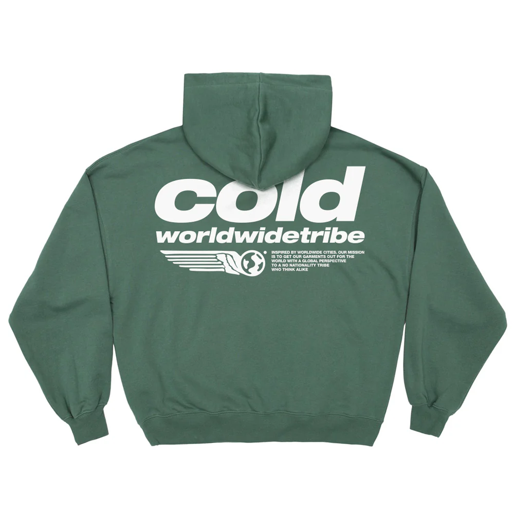 TRIBE HOODIE WARM GREEN TRIBE HOODIE WARM GREEN