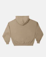 SILICONE DETAIL HOODIE SHADY BROWN